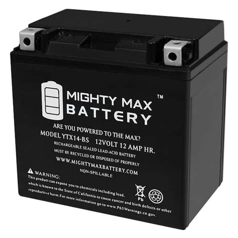 batteria ytx14-bs tudor|ytx14 battery home depot.